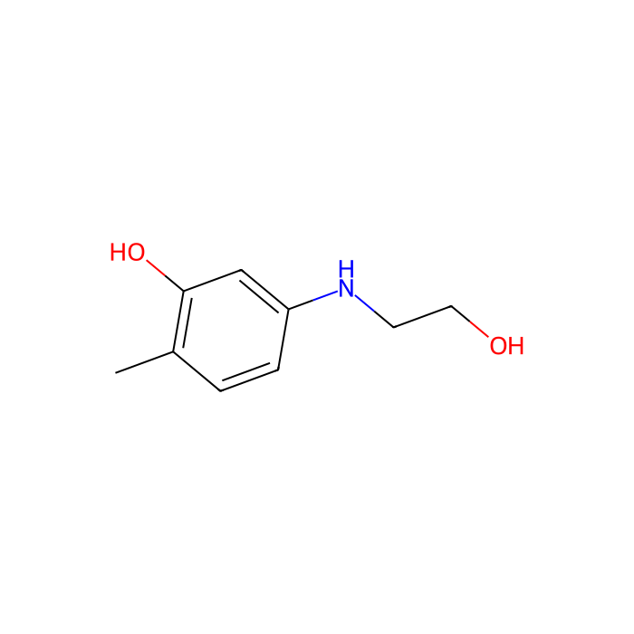 2-Methyl-5-n-(beta-hydroxyethyl)amino phenol